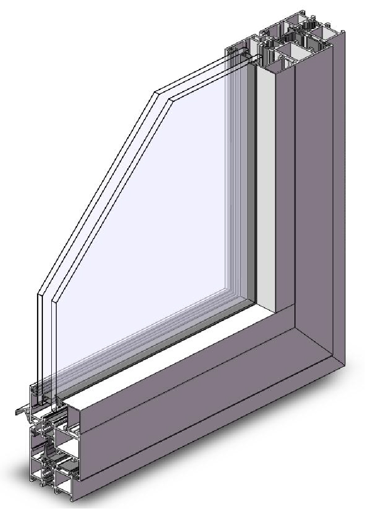 堅(jiān)美系統(tǒng)55系列內(nèi)平開窗[K值2.6]