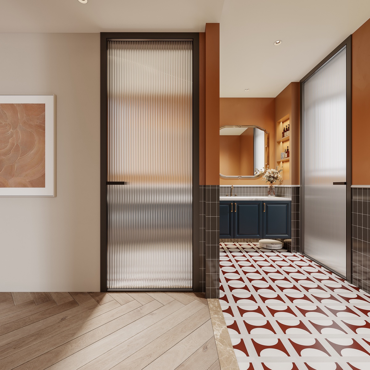 極光系列平開門