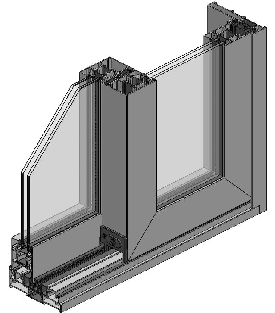 堅(jiān)美系統(tǒng)150系列推拉門[K值1.6~2.0]