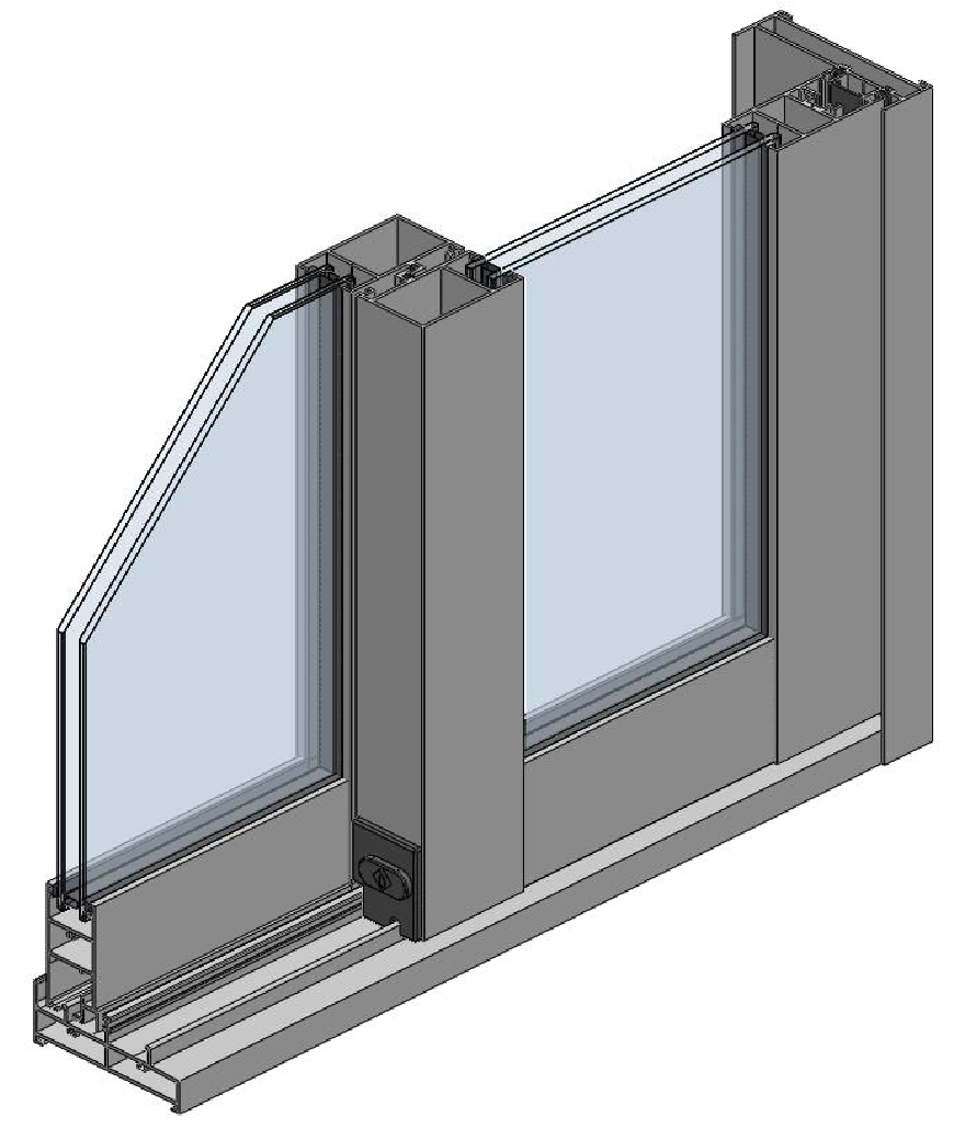 堅(jiān)美系統(tǒng)115系列推拉門（非斷橋）[K值2.9]