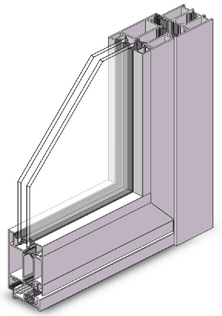 堅(jiān)美系統(tǒng)60系列外平開(kāi)門(mén)[K值2.4]