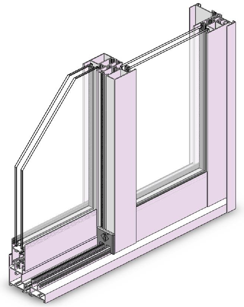 堅(jiān)美系統(tǒng)105系列推拉窗[K值2.7]