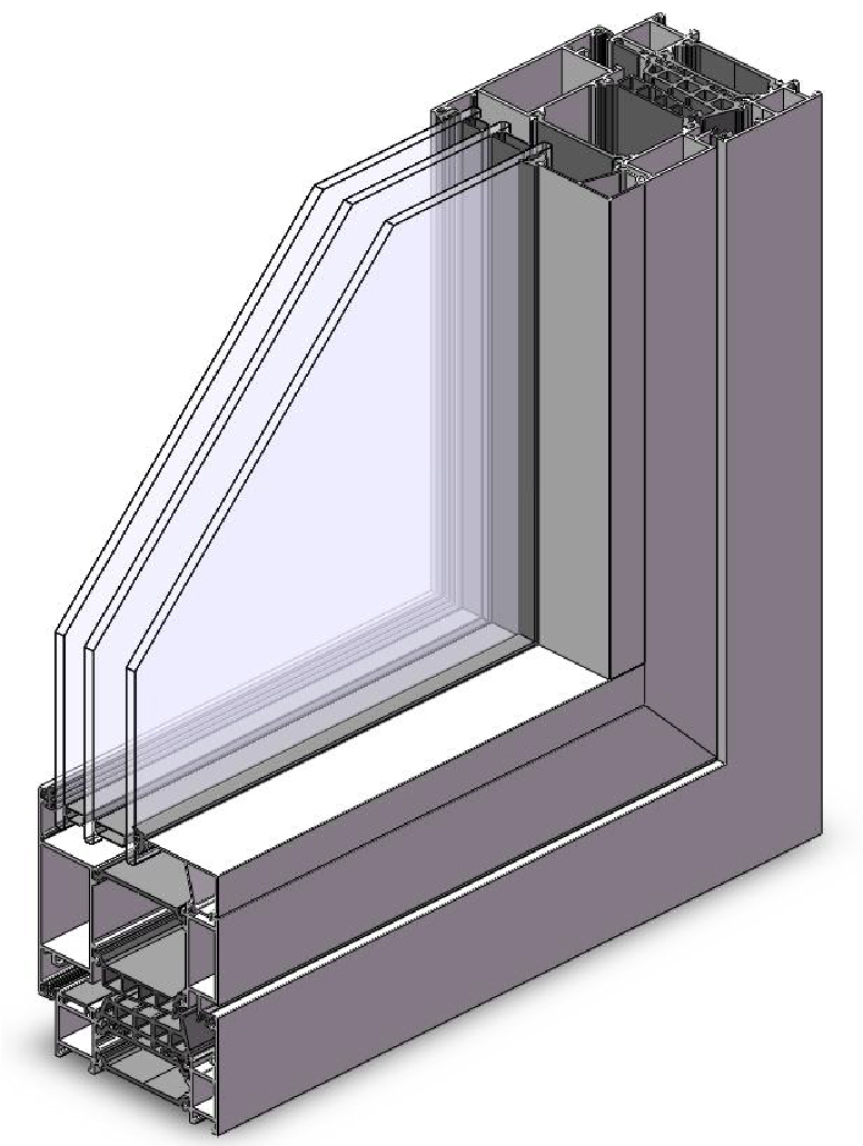 堅(jiān)美系統(tǒng)95系列外平開窗[K值1.2]