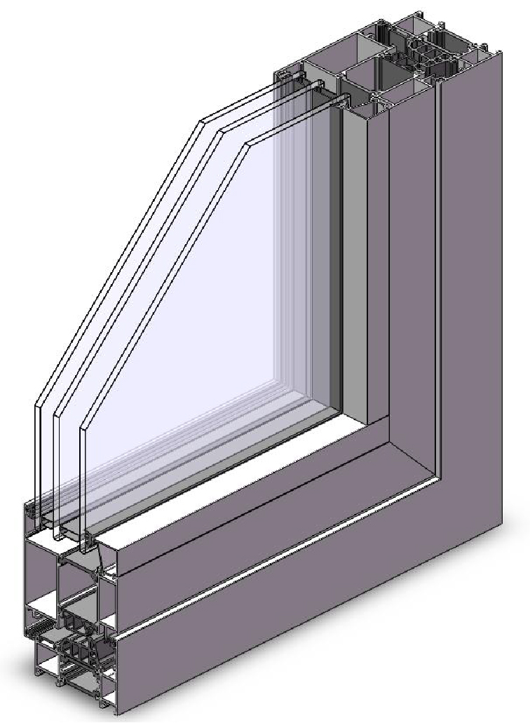 堅(jiān)美系統(tǒng)75系列外平開窗[K值1.8]